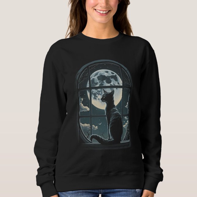 Cat Mom Cute Cat Motifs Cat Graphics Sweatshirt (Vorderseite)
