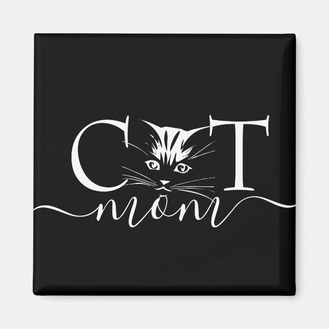 Cat Mom Magnet (Vorne)