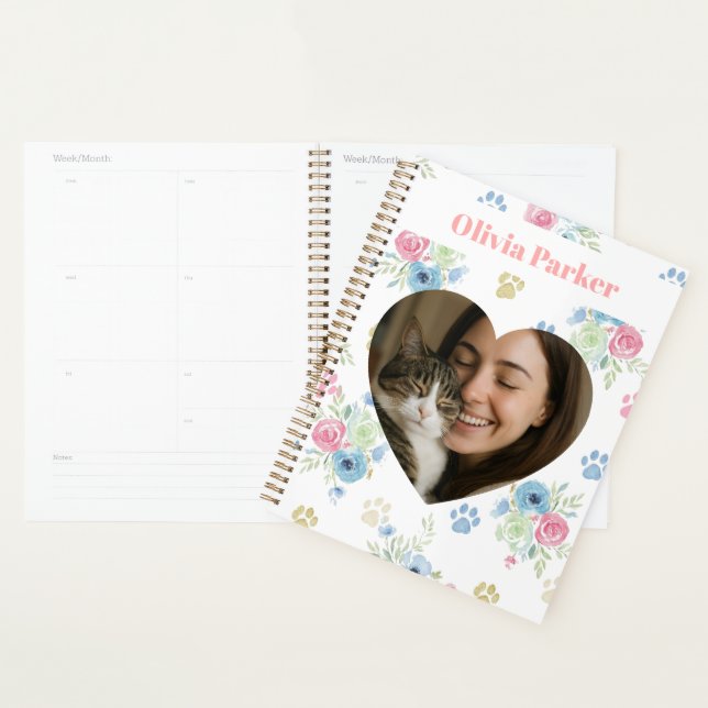 Cat Mom Photo & Name Planner Planer (Anzeige)