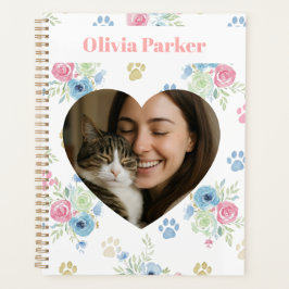Cat Mom Photo & Name Planner Planer