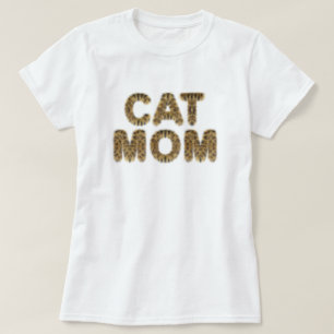 Cat Mom T - Shirt Cat Furrer Text