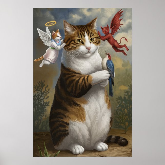 Cat Moral Dilemma Poster (Vorne)