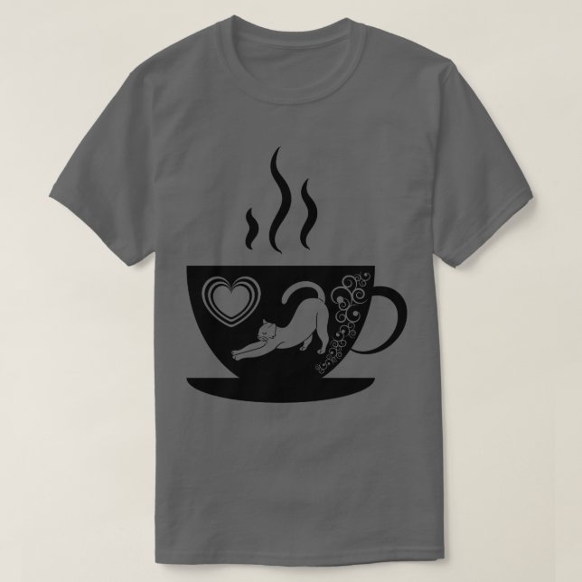 Cat Mother Coffee Lover 200 T-Shirt (Design vorne)