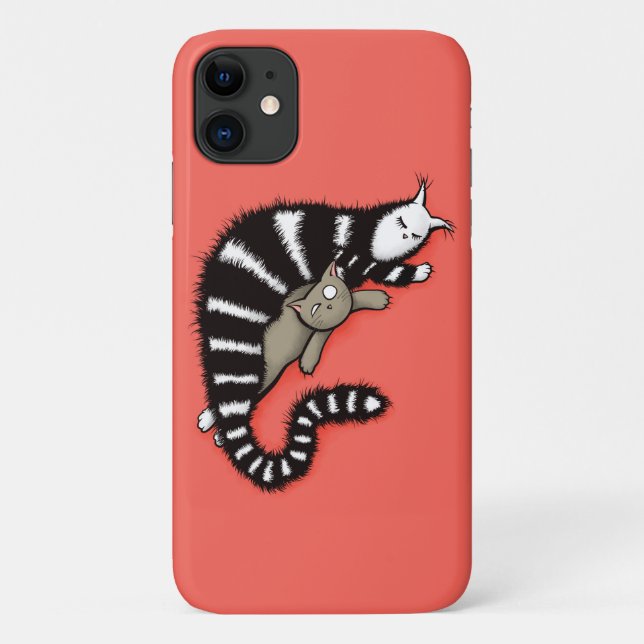 Cat Mother schützt ihre Niedliche Kitty Case-Mate iPhone Hülle (Rückseite)
