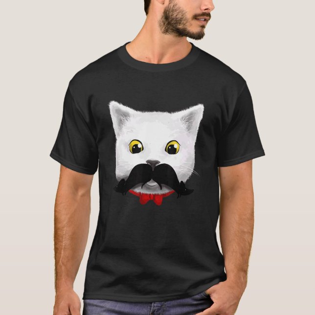 Cat Mouse Niedlich Cat Parody T-Shirt (Vorderseite)
