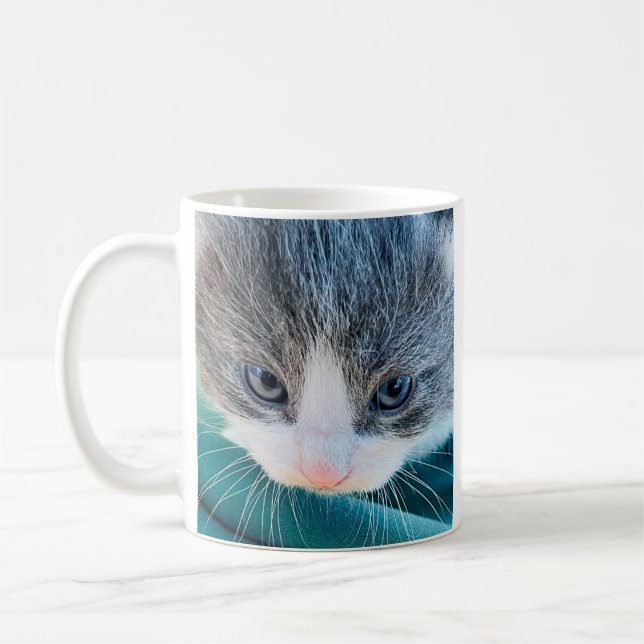 Cat Mug, Morning Mood, Funny Mug (Gauche)