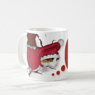 Cat Mug Wishing Merry Christmas Kaffeetasse