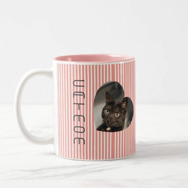 Cat Mum zwei Foto Tasse (Links)