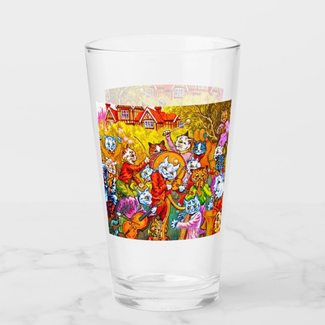Cat Musical Band Glas (Vorderseite)