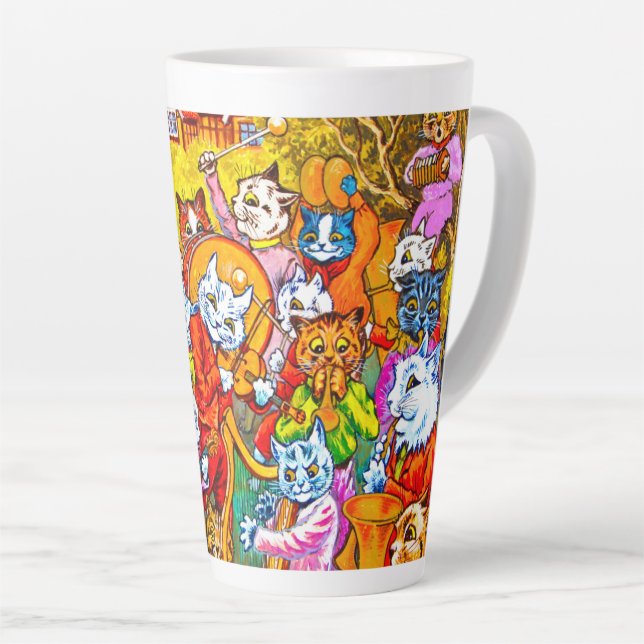 Cat Musical Band Milchtasse (Rechte Ecke)