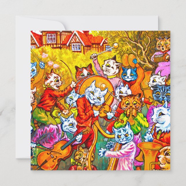 Cat Musical Band Save The Date (Vorderseite)