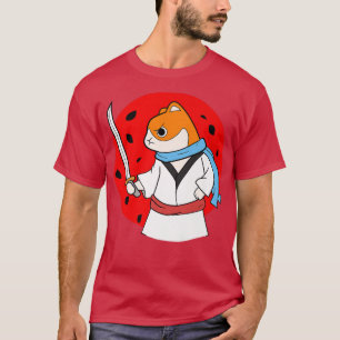 Cat Mythos Bushido Ronin Japanisch Samurai (2) T-Shirt