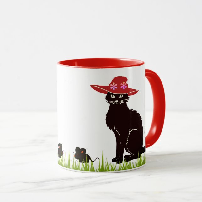 Cat n Mouse Tasse (VorderseiteRechts)