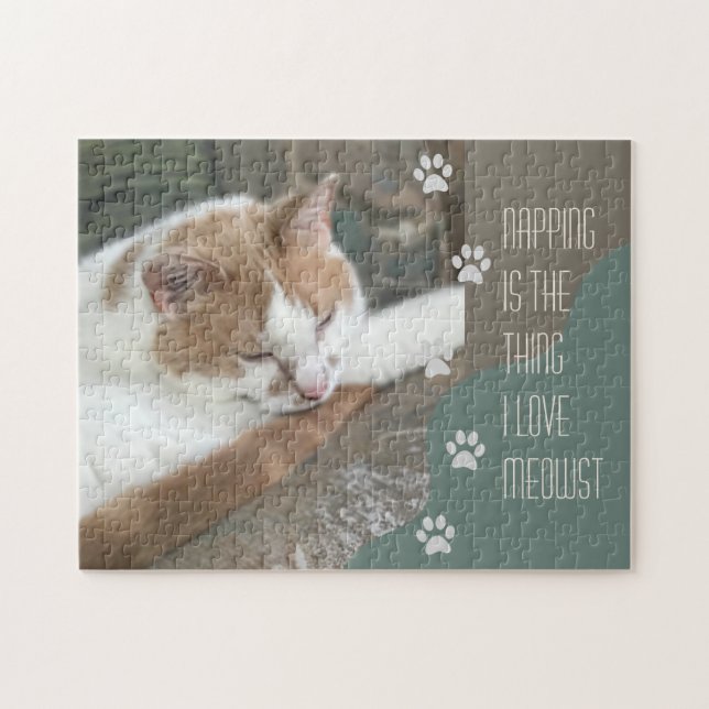 Cat Napping ist das, was ich Liebe meine (Horizontal)