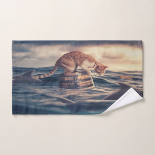 Cat Nickerchen Dream oder Nightmare Handtuch
