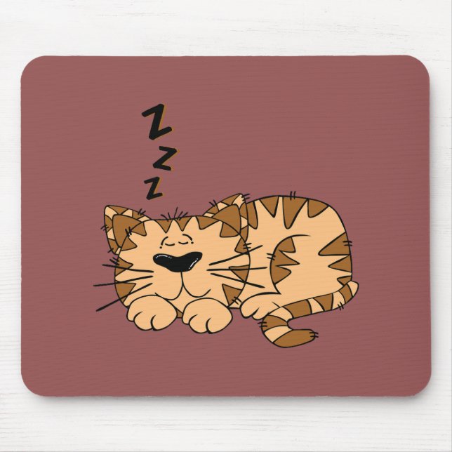 Cat Nickerchen Kitty Mousepad (Vorne)