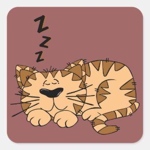 Cat Nickerchen Kitty Sticker