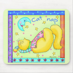 Cat Nickerchen Mouse Pad Mousepad
