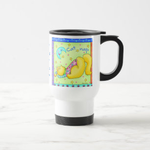 Cat Nickerchen Travel Mug Reisebecher