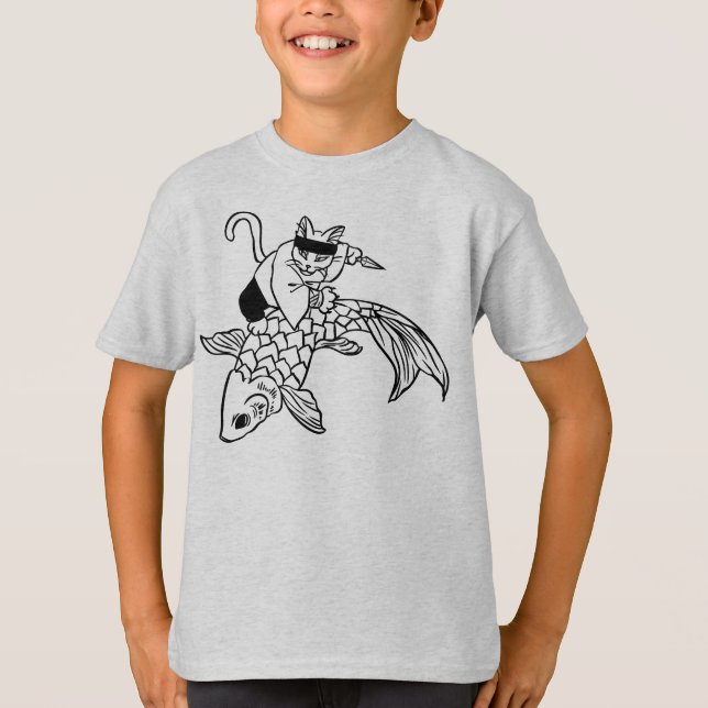 Cat Nija T - Shirt (Vorderseite)