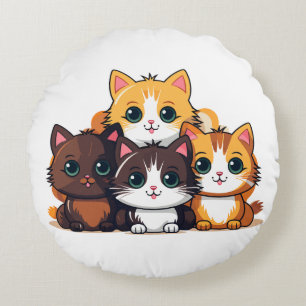 Cat Nip Rundes Kissen