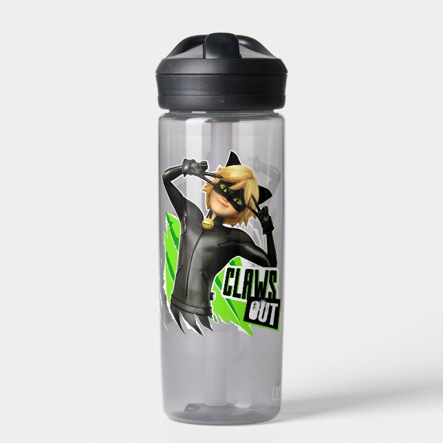 Cat Noir | Claws Out Graphic Trinkflasche (Vorderseite)