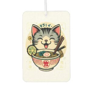 Cat Noodle Japanische Anime ga Kawaii Katze Autolufterfrischer