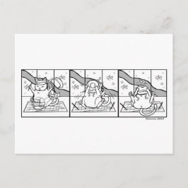 Cat Noodles Post Cards Postkarte