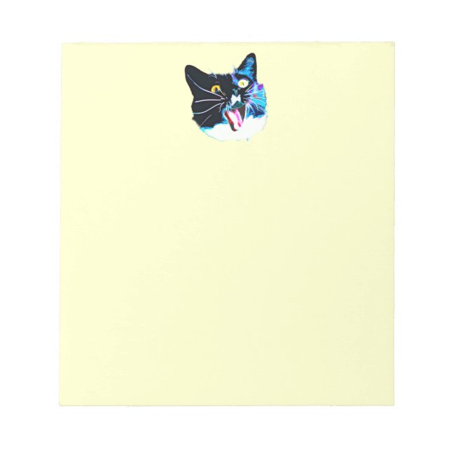 Cat Notepad Notizblock (Vorderseite)