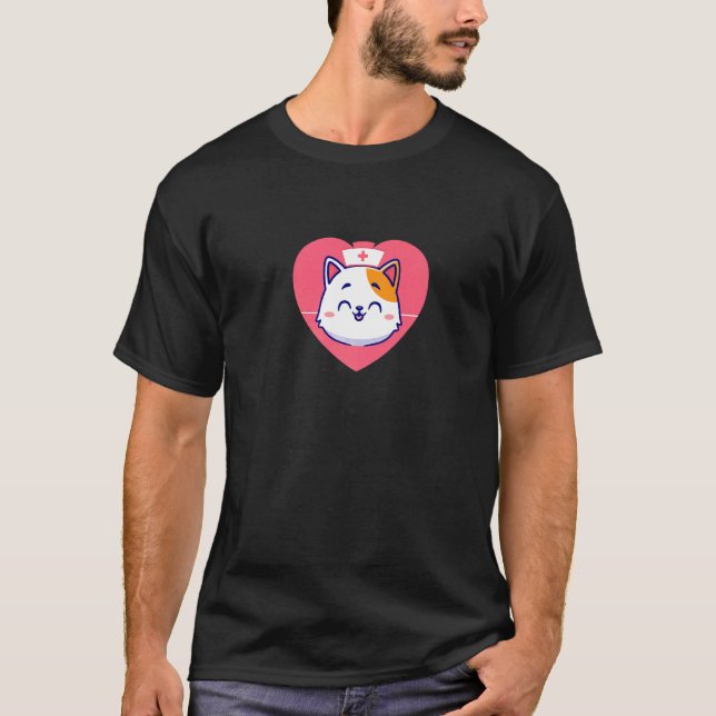 cat nurse T-Shirt (Vorderseite)