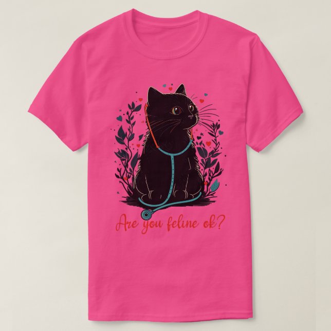 Cat Nurse T-Shirt (Design vorne)