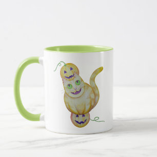 Cat-O-Lantern-Tasse Tasse
