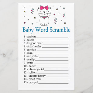 Cat oder Kitten Baby Wortzusammenspiel