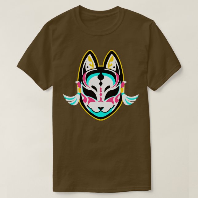 Cat Oni Mask T-Shirt (Design vorne)