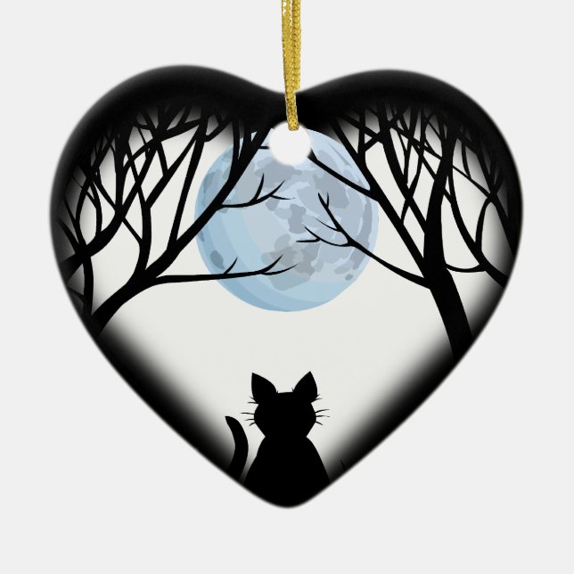 Cat Ornament Personalisiert Cat Decoration Geschen (Vorne)