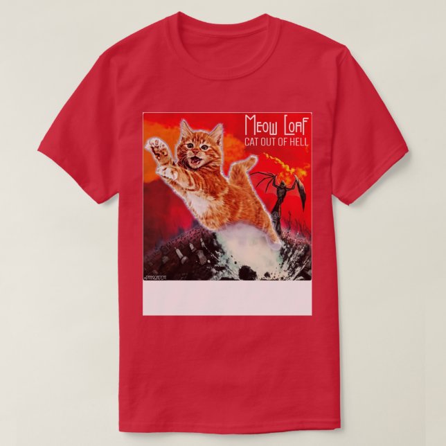 Cat Outta Hell T-Shirt (Design vorne)