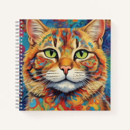 Cat Painting-Notebook Notizbuch