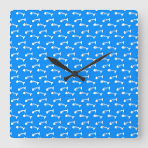 Cat Painting Quadratische Wanduhr