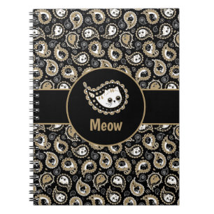 Cat Paisley Notizblock