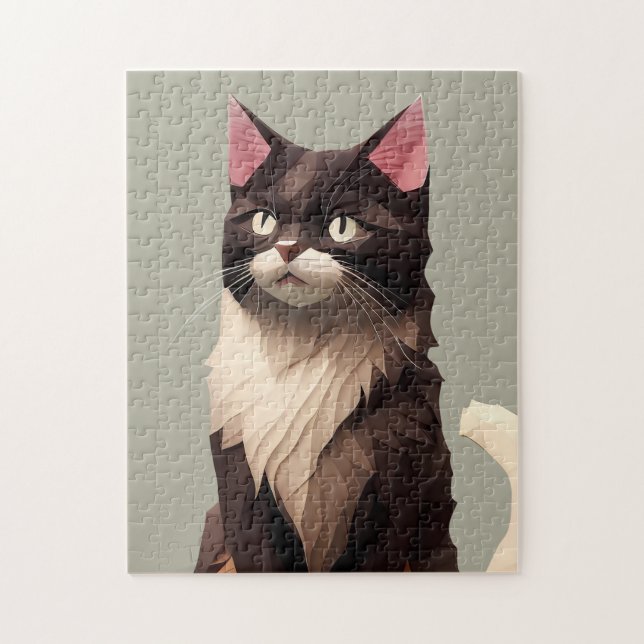 Cat Paper Cut Art Pet Care Food Shop Tierklinik (Vertikal)