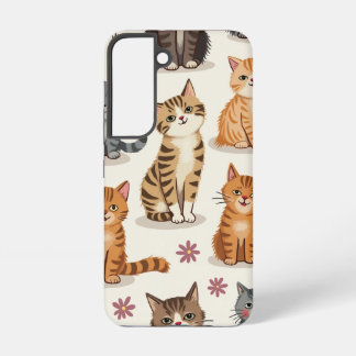 Cat Pattern Galaxy Case Samsung Galaxy Hülle