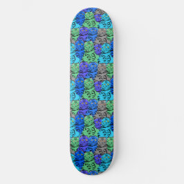 Cat Pattern Skateboard