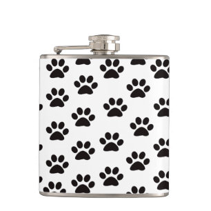 Cat Paw Prints Flask Flachmann
