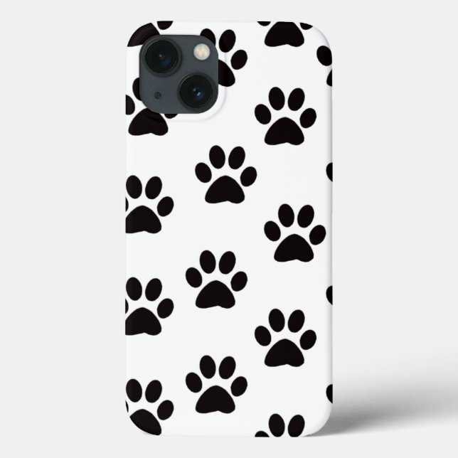 Cat Paw Prints iPad Case (Rückseite)