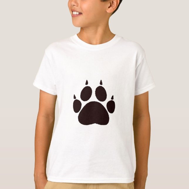 Cat Paw Prints T-Shirt (Vorderseite)