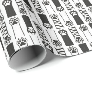 Cat Paws Geschenkpapier