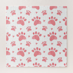 Cat Paws Watercolor-Muster