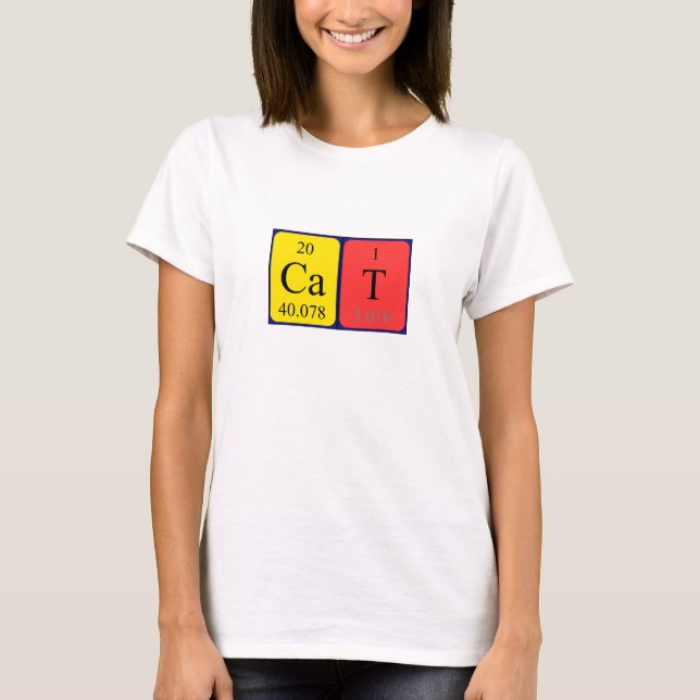 Cat Periodenname Shirt (Vorderseite)