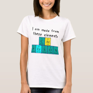 Cat Person Periodenname Shirt