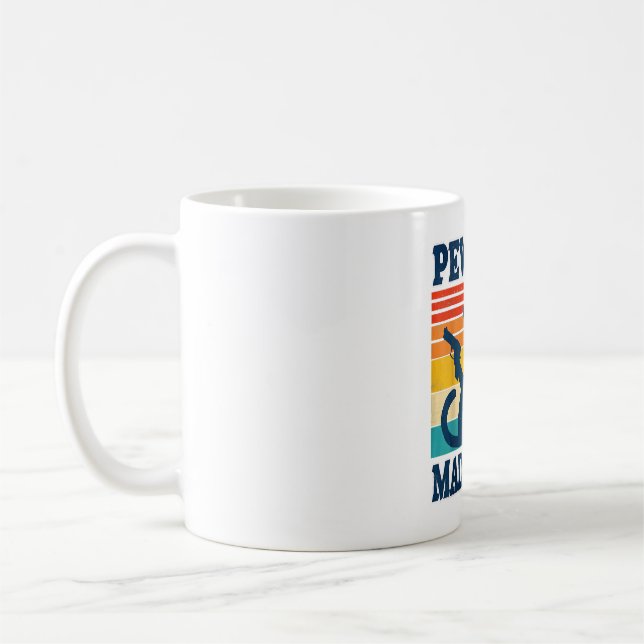 Cat Pew Pew Madafakas Crazy Cat Gun Kaffeetasse (Links)